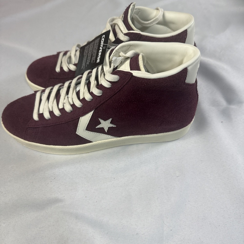 CONVERSE MAROON SUEDE ALL-STAR 157691C Gym Basketball Mids Men's Size 11.5